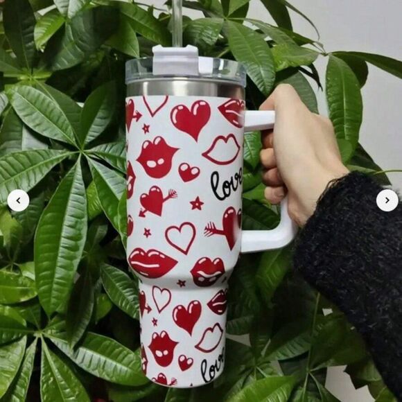 40oz stainless steel insulated Tumbler- Perfect for on-the-go sipping - Picture 1 of 5